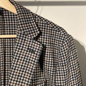NWT J. Crew Factory houndstooth blazer